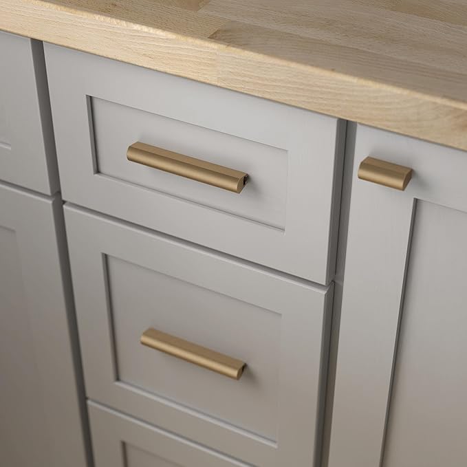 Franklin Brass Adjusta-Pull (5-Pack) Adjustable Drawer Pulls | Fits 1 to 4 Inch Hole Centers | Champagne Bronze Cabinet Handles| Modern Arch P43970K-CZ-CP
