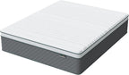 PurrJoys 14 Inch Full Mattress, Cooling-Gel Memory Foam and Pocket Spring Hybrid Mattress, Full Bed Mattress in a Box, CertiPUR-US Certified, Medium Firm