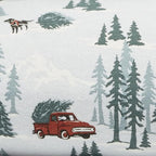 Eddie Bauer - King Sheets, Cotton Flannel Bedding Set, Brushed For Extra Softness, Cozy Home Decor (Tree Farm, King)
