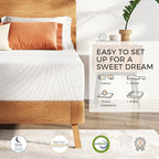 Sweetnight 12 Inch Queen Size Mattress in a Box for Pressure Relief & Motion Isolation, CertiPUR-US Certified Plush Memory Foam Queen Mattresses