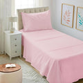 Mejoroom Twin XL Sheet Set - Hotel Luxury Microfiber Sheet & Pillowcase Sets Fits College Dorm Room Mattress - Soft, Breathable, Wrinkle & Fade Resistant - 3 Piece (Blush Pink)