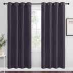 NICETOWN Greyish Purple Blackout Curtains 78 inches Length for Living Room, 2 Panels, 55" Wide, Thermal Insulated Decoration Drapes for Bedroom Window