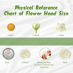 Geosar 8 Bundles Artificial Peonies Flowers Fake Silk Peony Bouquet Faux Peonies Flowers Bulk for Decoration Vase Floral Arrangements Wedding Party Table (White)