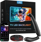 TV Lights That Change with TV, 18ft LED Lights for 75-85 Inch TVs & PC Monitors, Smart App Control TV Backlight Sync to Screen, USB-C Powered RGB LED Strip Lighting