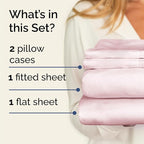 Twin 4 Piece Sheet Set - Comfy Breathable & Cooling - Ultra Soft Hotel Luxury Bedding Set w/ 8-16 Inch Deep Pockets - 1 Flat & 1 Fitted Sheet & 2 Pillowcases - Wrinkle Free & Easy Care - Lavender Pink