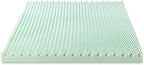 Best Price Mattress 4 Inch Egg Crate Memory Foam Mattress Topper with Calming Aloe Infusion, CertiPUR-US Certified, King