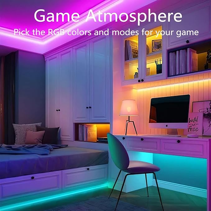 6.6FT Neon Rope Lights,Flexible Led Light Control with App/Remote,Multiple Modes,IP67 Outdoor Waterproof,Music Sync Strip for Bedroom