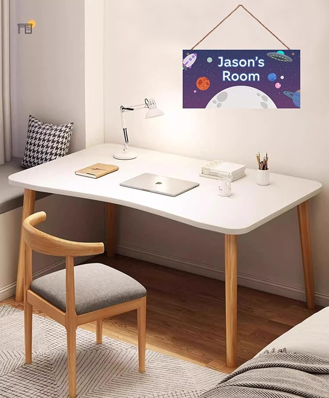 Personalized Universe Sign Planet Wall Art Decor For Kids Room UFO Decoration Nursery Decor Space Party Decorations For Little Man Cave Rocket Door Decor For Boys Room Girls Bedroom