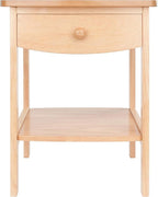 Winsome 82218 Wood Claire Accent Table, Natural 18 inches