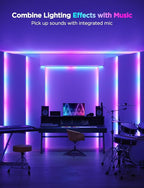 Govee RGBIC LED Strip Lights 32.8ft with Covers, Smart Lights Work with Alexa and Google Assistant, LED Diffuser Channel with LED Lights for Bedroom, Skirting Lines, Studio, Cabinet