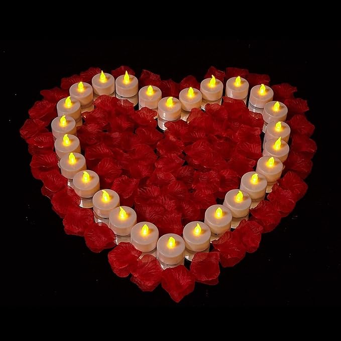 Tea Light Candles with Remote Control,Flickering Flameless LED Candle,Long Lasting 400+Hours,Battery Operated with Timer for Home Decoration Seasonal &Festival Celebration WarmYellow (12pcs)