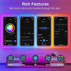SINLEY Led Neon Rope Lights 150FT,Control with App/Remote,Flexible Led Rope Lights,Multiple Modes,IP68 Outdoor RGB Neon Lights Waterproof,Music Sync Gaming Led Strip Lights for Bedroom Indoor