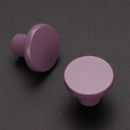 Ravinte 5 Pack Cabinet Knobs Purple Kitchen Cabinet Knobs Round Dresser Drawer Pulls Closet Door Pulls 1-1/5 Inch