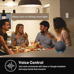 Kasa Smart 3 Way Switch HS210 KIT, Needs Neutral Wire, 2.4GHz Wi-Fi Light Switch works with Alexa and Google Home, UL Certified, No Hub Required, White,2 Count (Pack of 1)