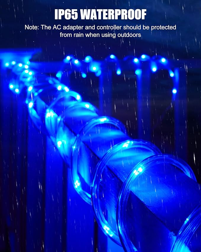 Minetom Rope Lights Color Changing, 16 Colors 108 FT 330 LED String Lights with Remote Timer, Waterproof Christmas String Light for Outside Bedroom Indoor Outdoor Decoration