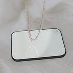 10Pcs Table Desk Vanity Makeup Mirror, 8-Inch Simple Portable Travel Mirror with Stand, Standing and Wall Hanging Dual-use Black