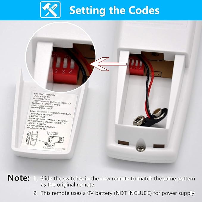 HD6 Replacement Remote for Hampton Bay Hunter Ceiling Fan Remote Control,303.9MHz w/Reverse Light Dimmer 3-Speed Wall Mount,for UC7078T CHQ7078T CHQ8BT7078T L3H2010FANHD Fan-HD HD6(Remote Only)