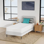 FDW | 10 Inch Twin XL Mattress | Medium Firm | Gel Memory Foam Mattress | White | Bed in a Box, CertiPUR-US Certified | Pressure Relief, Cooling Ventilated Foam | Washable Removable Cover