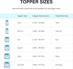 EGO Topper 4 Inch Queen Memory Foam Mattress Topper, Gel Foam Mattress Topper for Pressure Relief, Ventilated Design Bed Topper in a Box, CertiPUR-US Certified, 60"×80", Medium