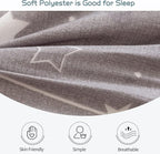 MAXYOYO Grey Constellation Futon Mattress, Twin Size Japanese Floor Mattress Quilted Bed Mattress Topper, Extra Thick Folding Sleeping Pad Breathable Guest Bed for Camping Couch