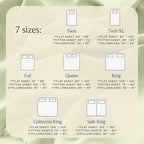 LuxClub 3 PC Sheet Set Bed Sheets Deep Pockets 16" Eco Friendly Wrinkle Free Cooling Machine Washable Hotel Bedding Silky Soft - Sage Green Twin