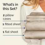 Twin 4 Piece Sheet Set - Comfy Breathable & Cooling - Ultra Soft Hotel Luxury Bedding Set with 8-16 Inch Deep Pockets - 1 Flat & 1 Fitted Sheet & 2 Pillowcases - Cozy, Wrinkle Free & Easy Care - Wheat