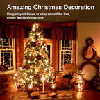 Brizled Christmas Lights, 600 Count 139.2ft Incandescent Mini Lights, Connectable 120V UL Certified for Xmas Wedding Bedroom Porch Decor, White Wire, Warm White