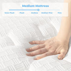 Full Size Mattress, 12 Inch Full Mattress in a Box with Gel Memory Foam and Pocket Spring, Medium Firm Feel, Cooler Sleep & Pressure Relief, 54 * 75 * 11, 120 Nights Risk-Free Trial