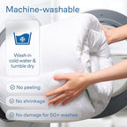 Niagara Mattress Topper Twin - Cooling Breathable Pillow Top Mattress Pad for Back Pain Relief - Deep Pocket Topper Fits 8-20 Inches Mattress