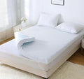MUXHOMO 3 Inch 7-Zone Full Mattress Topper, Egg Crate Foam Mattress Topper Full Size for Back Pain, Lavender Cooling Gel Infused Bed Pad, CertiPUR-US and Oeko-TEX Certification (54"×75")