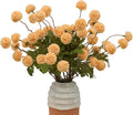 10 Stems Fake Flowers +Eucalyptus Stems Realistic Artificial Flowers Branches For Vase Champ kiku flowers Floral Arrangements Mum Wedding boho bridal bouquet silk for home decoration indoor