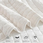 Secgo Queen Comforter Set for Bed - Velvet Quilts Queen Size, Black Bedspreads (90 * 98 Inch) with 2 Pillow Shams, Patchwork Reversible Lightweight Bedding