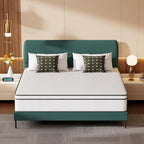 PayLessHere 12 Inch King Innerspring Mattress in a Box with Bamboo Charcoal Gel Memory Foam Fiberglass Free CertiPUR-US Certified Medium Firm Spring Mattress Pressure Relief,King