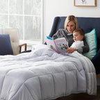 Lucid 5 Inch Memory Foam Mattress – Low Profile - Firm Feel - Infused with Bamboo Charcoal and Gel - Bed in a Box - Temperature Regulating - Breathable - Queen Size