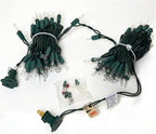 Noma/Inliten Holiday Wonderland 100-Count Clear Christmas Light Set,Green Wire