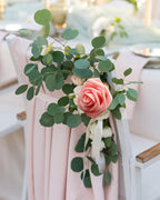 JOYLEX 100Pcs Pink Artificial Flowers Realistic Roses, Real Looking Fake Roses with Stem for DIY Wedding Bouquets Centerpieces Bridal Shower Party Home Romantic Decorations (Pink, 100pcs)
