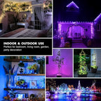USB and Battery Operated Fairy Lights, 39Ft 120 LED Color Changing Fairy Lights with Remote and Timer, Battery Powered Twinkle String Lights for Bedroom, Party, Indoor Christmas Party Halloween Decor