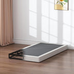 Twin XL Box Springs Bed Base, 5 Inch Heavy Duty Metal Structure with Easy Clean Fabric Bed Cover, Non-Slip, No Noise, Easy Assembly