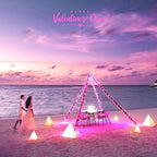 JMEXSUSS 2 Pack Pink Fairy Lights Battery Operated, Total 400 LED 132ft Christmas Twinkle String Lights with Remote, 8 Modes Pink Lights for Christmas Valentine's Day Indoor Bedroom Birthday Decor