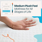 Linenspa 10 Inch Gel Infused Memory Foam Mattress – Twin XL Size – Medium Plush - Cooling Gel - Mattress in a Box - Primary or Guest Bedroom - Pressure Relieving and Breathable – CertiPUR-US Certified