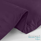 Utopia Bedding Comforter Duvet Insert, Quilted Comforter with Corner Tabs, Box Stitched Down Alternative Comforters Queen Size (Plum)