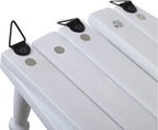 WEBI Accordion Wall Hanger,Expandable Wooden Coat Rack Wall Mounted,Accordion Hat Rack for Wall Rack for Hats,Caps,16 Peg Hooks,White