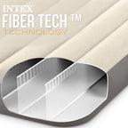 Intex Unisex's Queen Dura-Beam Series Single High Airbed, Taupe/Grey, One Size