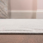 JONATHAN Y Graphic Lines High-Low Indoor Area Rug 3X5 White/Cream, Alcina Modern Scandinavian for Living Room, Bedroom, Kitchen, Easy-Cleaning, High Traffic, Pet-Friendly, Non-Shedding SND102B-3