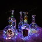 Upgraded 12 Pack Diamond Solar Wine Bottle Lights, 20 LEDs Waterproof Copper Light, Bottle Light Fairy Cork String Lights for Yard Patio Decor, DIY Birthday Gift for Mom Grandma Friend(MultiColor)