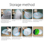 AMMER Pop-Up Mosquito Net Tent for Beds Portable Folding Design with Net Bottom for Baby Adults Trip (79 x71x59 inch)