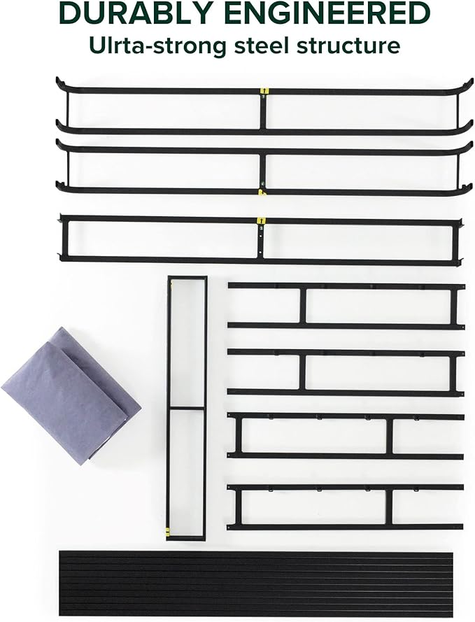 ZINUS 7 Inch California King Metal Smart Box Spring, Mattress Foundation, Strong Metal Frame, Easy Assembly