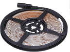 XINKAITE Waterproof Blue Led Strip Lights 16.4 Ft 300leds 60LEDs/m White Flexible Tape Lighting Tape Lights for Boats, Bathroom,Mirror,Ceiling and Outdoor (No Included 12V Power Plug/Adapter)