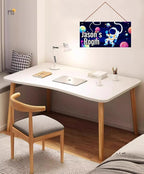 Personalized Sign Universe Sign Outer Space Theme Art Décor For Kids Room Custom Name Astronaut Door Wall Art Décor For Little Man Cave, Floral Nursery Art Plate For Girls Room Boys Bedroom Baby