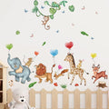 Animal Wall Stickers Decals Kid Room Nursery Baby Bedroom Décor (Animal Love Balloon)